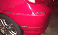 quarter-panel dent paint