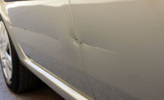 rear door dent paint
